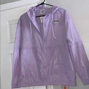 PINK Windbreaker NEW size xs